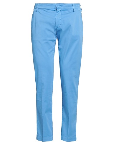 ENTRE AMIS Casual pants Azure 69% Cotton, 27% Polyester, 4% Elastane