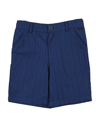 PEUTEREY Shorts & Bermuda Navy blue 100% Cotton