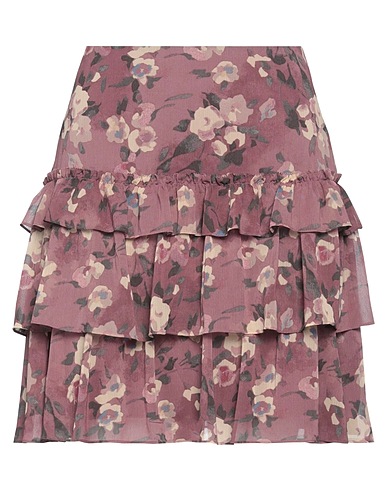 LAUREN RALPH LAUREN Mini skirt Mauve 100% Recycled polyester