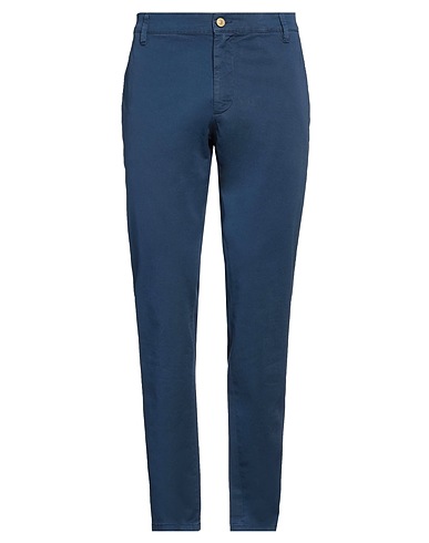 JECKERSON Casual trouser Blue 97% Cotton, 3% Elastane