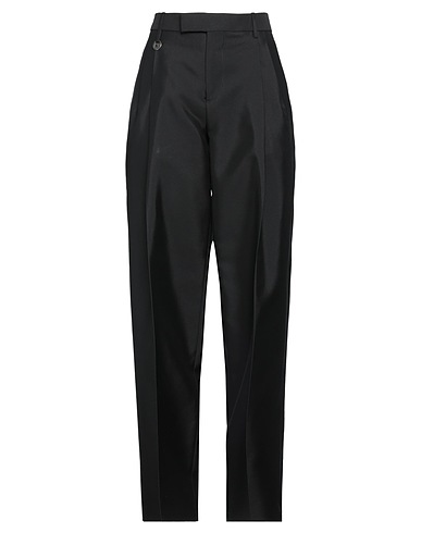 BURBERRY Casual pants Black 60% Virgin Wool, 40% Silk
