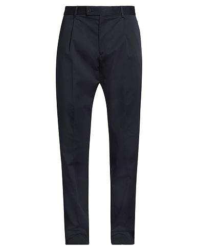 CARUSO Casual pants Midnight blue 97% Cotton, 3% Elastane