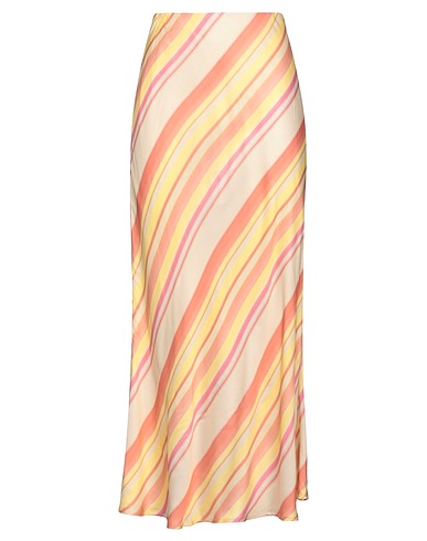 OTTOD'AME Maxi Skirts Yellow 100% Viscose