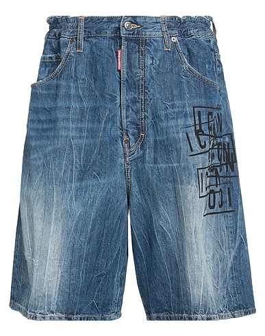 DSQUARED2 Denim shorts Blue 100% Cotton