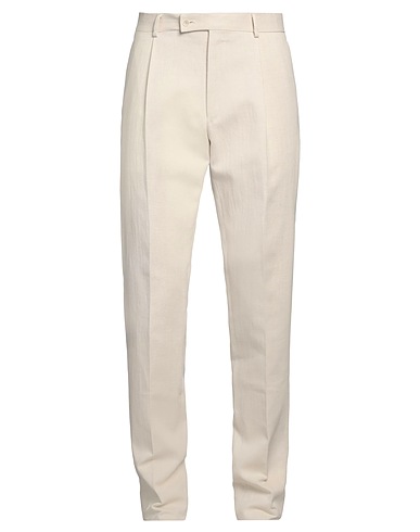 CARUSO Hosen Elfenbein 55% Baumwolle, 45% Leinen