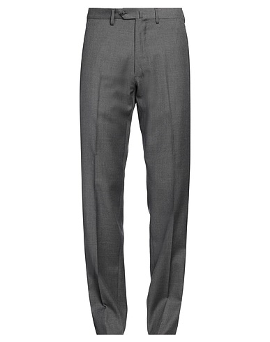 CARUSO パンツ 鉛色 ウール 100%