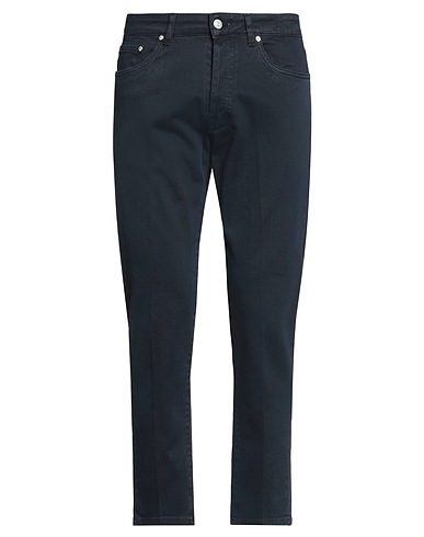 LIU •JO MAN Casual trouser Navy blue 97% Cotton, 3% Elastane