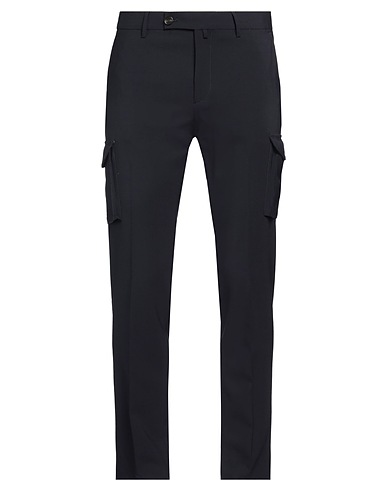 LUIGI BORRELLI NAPOLI Pantalone Blu notte 98% Lana, 2% Elastan