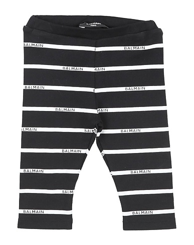 BALMAIN Leggings Nero 100% Cotone