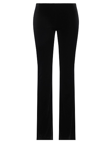 JEFF GALLANO Casual trouser Black 95% Polyester, 5% Elastane