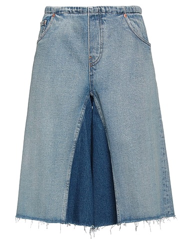 MM6 MAISON MARGIELA Denim shorts Blue 100% Cotton