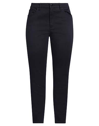 TORY BURCH Denim pants Midnight blue 90% Cotton, 8% Polyester, 2% Elastane