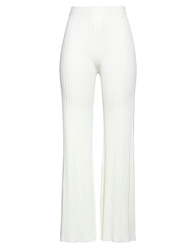 ROBERTO COLLINA Leggings White 83% Viscose, 17% Polyester