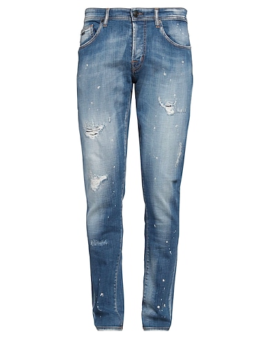 TRAMAROSSA Denim pants Blue 98% Cotton, 2% Elastane