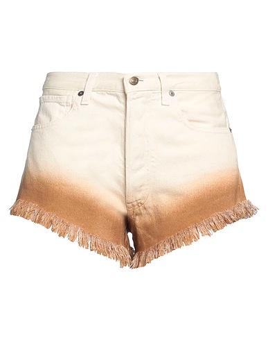 ALANUI Denim shorts Beige 100% Cotton