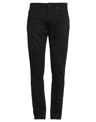 TRAMAROSSA Denim pants Black 98% Cotton, 2% Elastane