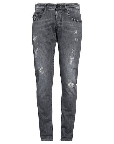 TRAMAROSSA Denim pants Grey 98% Cotton, 2% Elastane