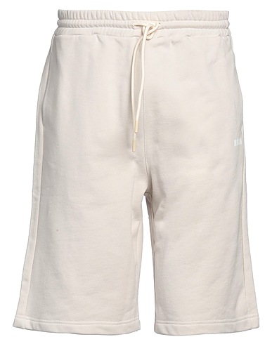 MSGM Shorts & Bermuda FANTASTIC GREEN X DUCCIO MARIA GAMBI Ivory 100% Organic cotton