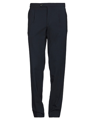 LUIGI BORRELLI NAPOLI Casual pants Midnight blue 98% Wool, 2% Elastane