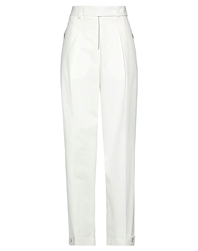 JIL SANDER Casual trouser White 100% Cotton