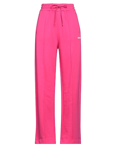 MSGM Pantalone Fucsia 100% Cotone