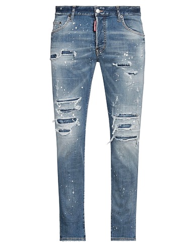 DSQUARED2 Denim pants Blue 92% Cotton, 6% Elastomultiester, 2% Elastane