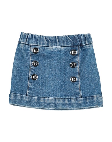 BALMAIN Rock Blau 98% Baumwolle, 2% Elastan