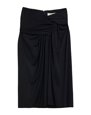 SAINT LAURENT Midi skirt Black 100% Viscose