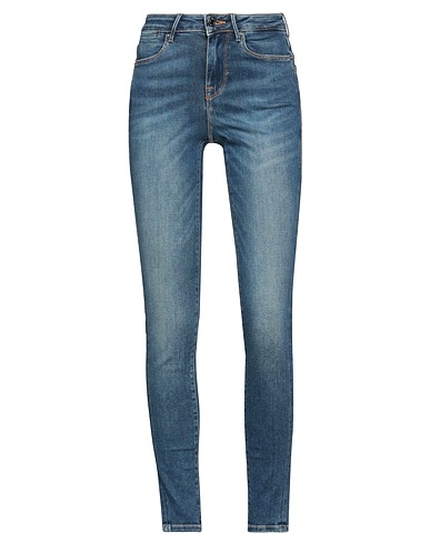 GUESS Denim trousers Blue 91% Cotton, 7% Elastomultiester, 2% Elastane