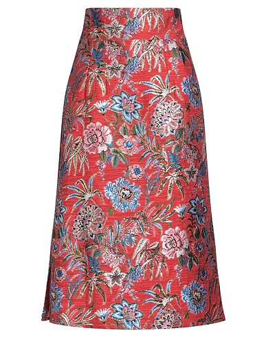 DOLCE&GABBANA Midi skirt MATTONE 70% Polyester, 22% Cotton, 5% Polyamide, 3% Metallic Polyester