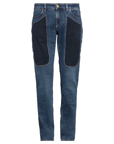 JECKERSON Denim trousers Blue 93% Cotton, 5% Recycled polyester, 2% Elastane