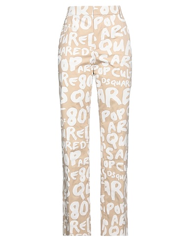 DSQUARED2 Casual trouser Beige 97% Cotton, 3% Elastane