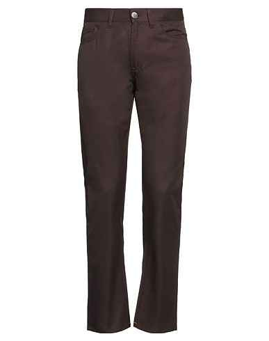 ISAIA Casual trouser Chocolate brown 100% Cotton