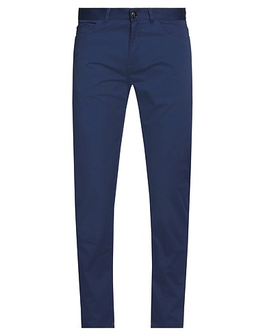 ISAIA Casual trouser Navy blue 100% Cotton