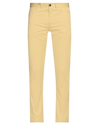 ISAIA Casual trouser Mustard 100% Cotton