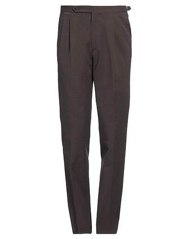 DE PETRILLO Pantalone Cioccolato 100% Cotone