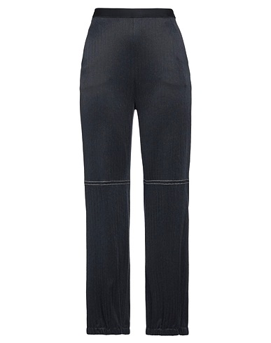 GIORGIO ARMANI Casual trouser Midnight blue 50% Viscose, 46% Linen, 4% Elastane