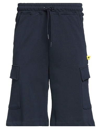 SUPERCULTURE CLOTHING Shorts & Bermuda Midnight blue 100% Cotton