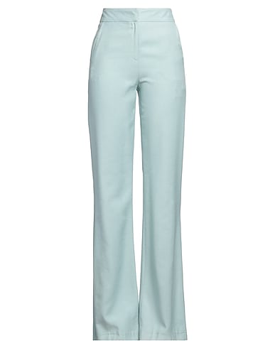 ACTUALEE Casual trouser Sage green 91% Viscose, 9% Polyester