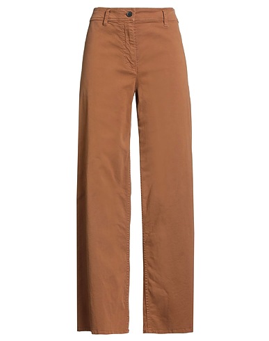 NILI LOTAN Casual trouser Brown 98% Cotton, 2% Elastane