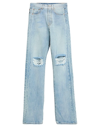 VETEMENTS Denim trousers Blue 100% Cotton