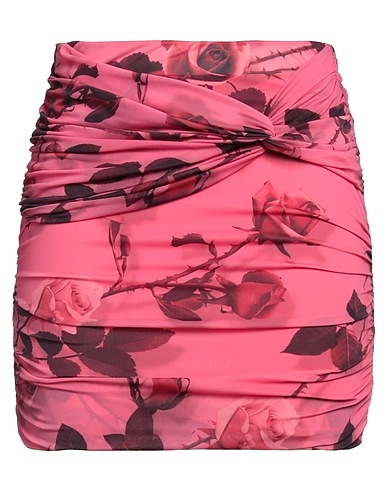 BLUMARINE Mini skirt Pink 90% Polyamide, 10% Elastane