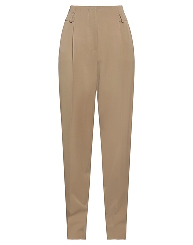 MAX MARA Pantalone Khaki 85% Lana Vergine, 15% Lana mohair