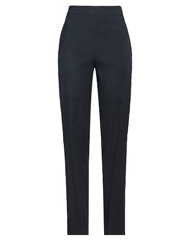 ERIKA CAVALLINI Casual trouser Navy blue 73% Linen, 26% Viscose, 1% Elastane