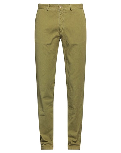 MISSONI Pantalone Verde militare 98% Cotone, 2% Elastan