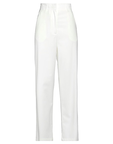 MARSĒM Pantalone Bianco 70% Poliestere, 28% Viscosa, 2% Elastan