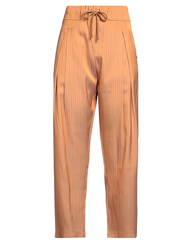 MÊME ROAD Casual trouser Camel 75% Viscose, 25% Cotton