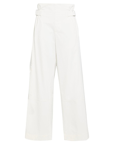 PLAN C Hosen BIANCO 82% Polyester, 13% Baumwolle, 5% Leinen