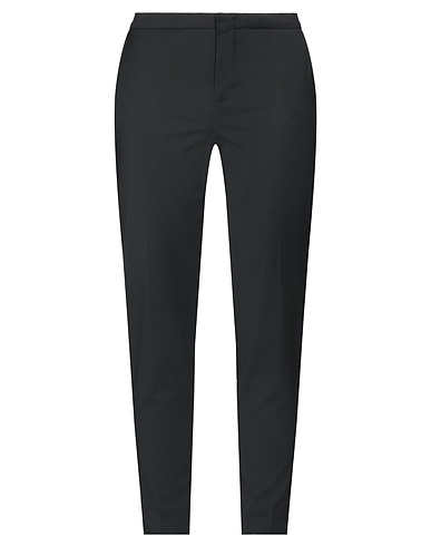 PT Torino Casual trouser Black 54% Polyester, 44% Wool, 2% Elastane