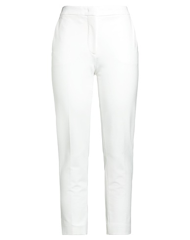 MAX MARA Casual pants White 84% Viscose, 11% Polyamide, 5% Elastane